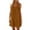 Brown, variant on Women's Casual Dress Beach Style Loose Strap Flowy Comfortable Summer Dress for Outdoor Travel Womens Casual Trendy Midi Dresses