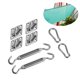 thumbnail image 2 of 8PCS/Set Accesorios De Instalación Del Kit De Hardware De Vela De Sombra Solar De Acero Inoxidable, , Fácil De Instalar Para Diferentes Tipos De Vela De Sombra, 2 of 7