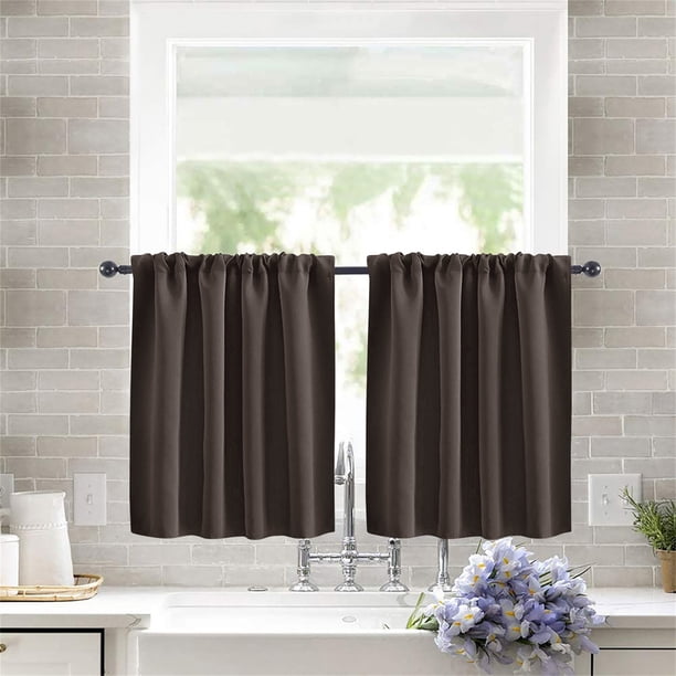Solid Color Curtains Living Room Bedroom Kitchen Partition Curtains Home Curtains