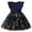 #109-Navy, variant on Cowsor Baby Girl Flower Embroidery Tulle Dress Elegant Toddler Birthday Party Dresses