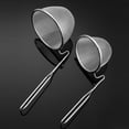 thumbnail image 7 of Stainless Steel Fine Mesh Strainer, Deep Frying Net with Handle, Large Ladle for Scooping Noodles Hot Pot French Fries, Kitchen Colander Basket, Style One, 7 of 7