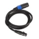 thumbnail image 1 of Cable Amplificador De Escenario, Cable De Altavoz Profesional PVC Estable Y Duradero Hembra A XLR Hembra De 5,9 Pies Para Grabación, 1 of 7