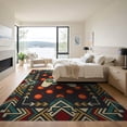 thumbnail image 3 of ODIKA Glowing Gamepad Motif Border Cracked Field Alfombra Pixel Gamer Playful for Dining Room, Basement, Large Office, Non-Slip Chair-Friendly, 3 of 7