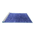 thumbnail image 2 of Ahgly Company Machine Washable Indoor Rectangle Oriental Blue Industrial Area Rugs, 2' x 4', 2 of 4
