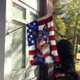 thumbnail image 2 of Carolines Treasures CK6752CHF Welsh Sheepdog American Canvas House Size Outdoor-Flags, Multicolor, 2 of 4