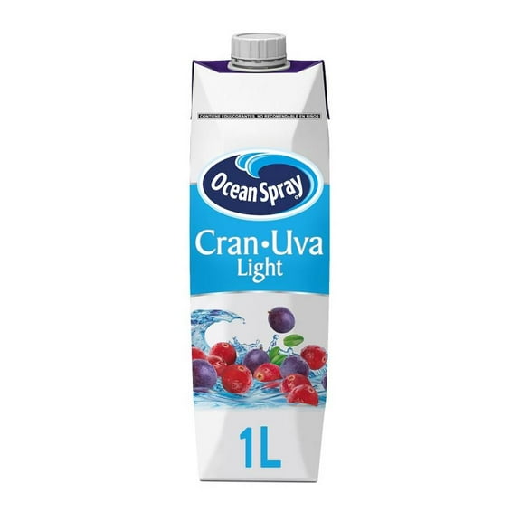 Bebida Ocean Spray light arándano y uva 1 l