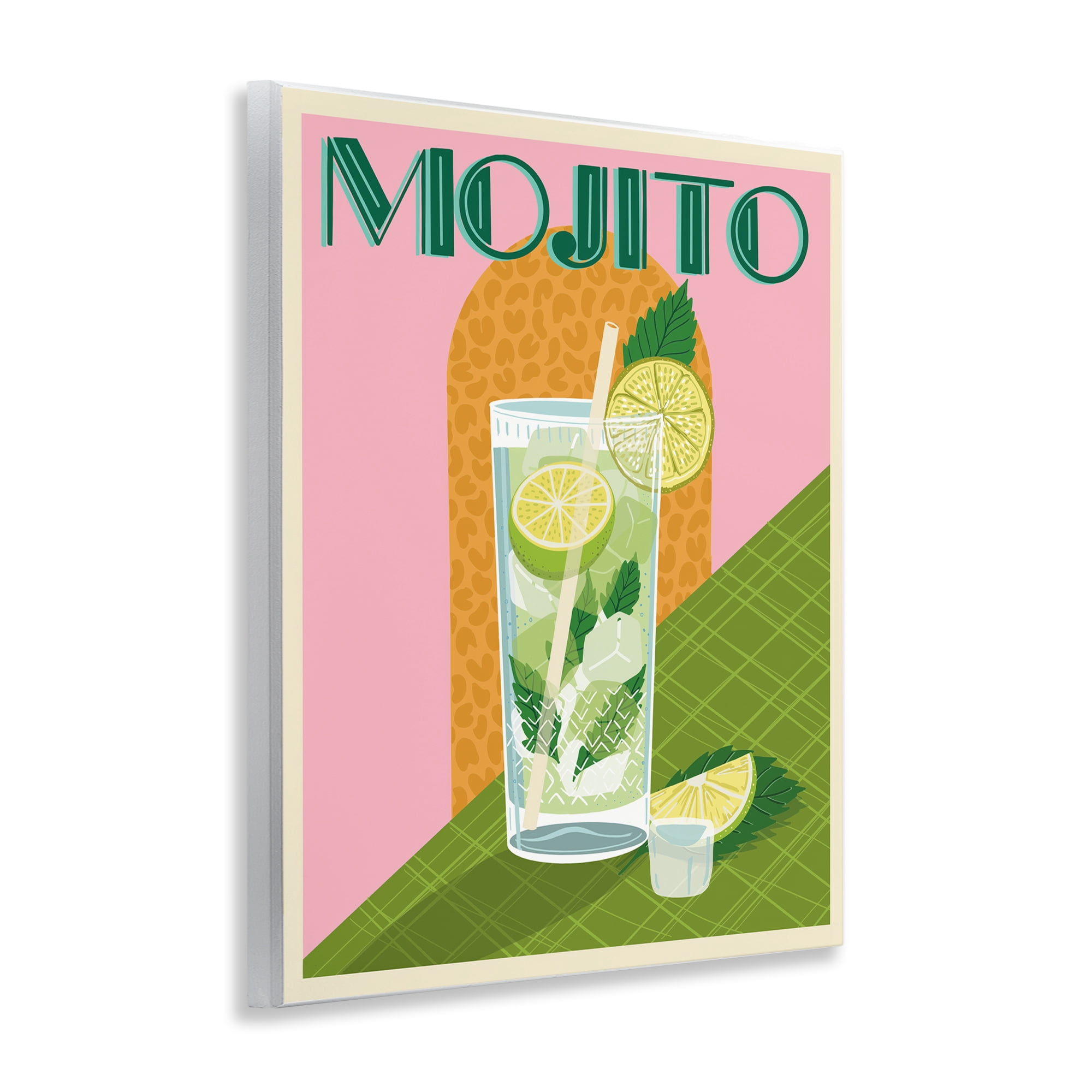 Stupell Industries Classic Retro Mojito Food & Beverage Painting Unframed Art Print Wall Art, 11 x 14