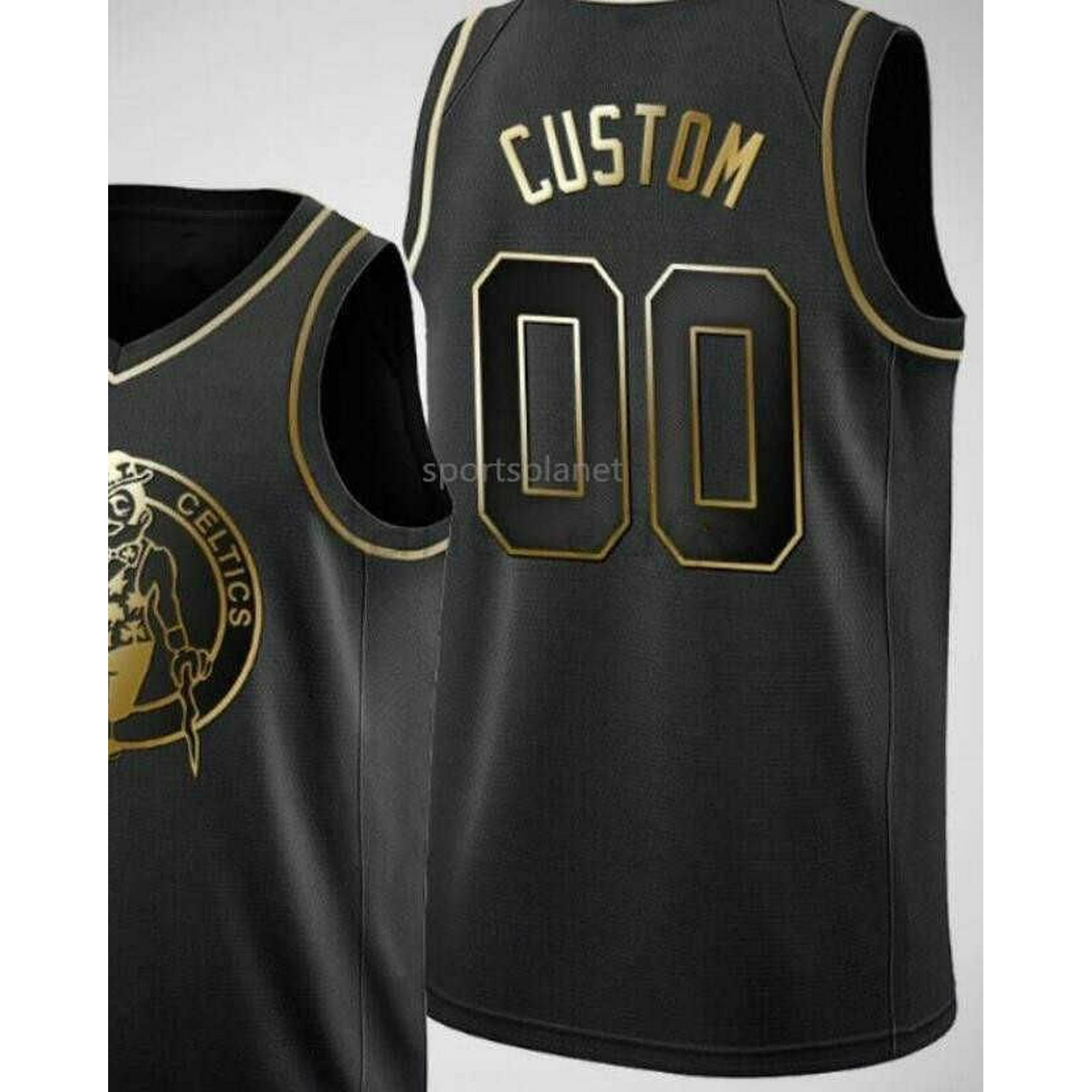 NBA_ Jersey Custom City Printed Kevin Jayson 0 Tatum 00 Parish 3