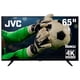 thumbnail image 1 of JVC  Smart TV 65 pulgadas  4K UHD LED  Frameless  Roku TV  Dolby Audio  WiFi  4 HDMI 2 USB AV  Netflix YouTube Prime Video  Modelo SI65URF, 1 of 8