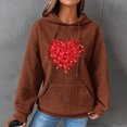 thumbnail image 1 of Qiopertar Chandail en Molleton à Manches Longues Col Rond Imprimé pour Femmes, Ample, Pull, Blouse en Solde, Livraison Gratuite à Moins de 5$, jusqu'à 90 % de Réduction, 1 of 4
