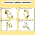 thumbnail image 3 of Champagne Spray Gun with Adjustable Dispenser and Stopper for Wine Bottles, 3 of 4