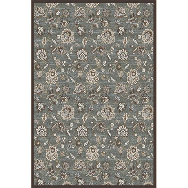 Radici 3475-0031-LT GREEN Pisa Rectangular Light Green Traditional Turkey Area Rug- 5 ft. 3 in. W x 7 ft. 3 in. H