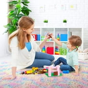 Lochas Rainbow Carpet Colorful Area Rugs Soft Fluffy Rug For Living Room Bedroom Kidroom Nursery, 6x9