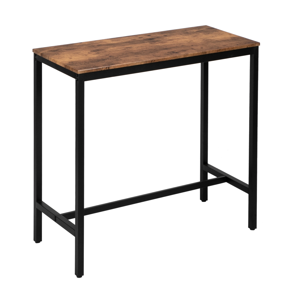 VINGLI Counter Height Bar Table,5.8" H Industrial Kitchen Bar Dining