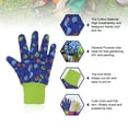 thumbnail image 4 of HANDLANDY 2 Pairs Kids Cotton Garden Gloves, DIY Gloves for Age 7-8, Medium, Green, 4 of 7