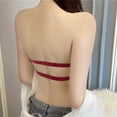 thumbnail image 5 of Strapless Bra Wrap Chest Chest Pad Massage Hosiery Women Tube Top Strapless No Steel Ring Bra, 5 of 6