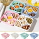 thumbnail image 1 of Caja Bento con 5 compartimentos para preparación de comidas y viajes - Recipiente reutilizable para snacks, microondas y lavavajillas, 1 of 5