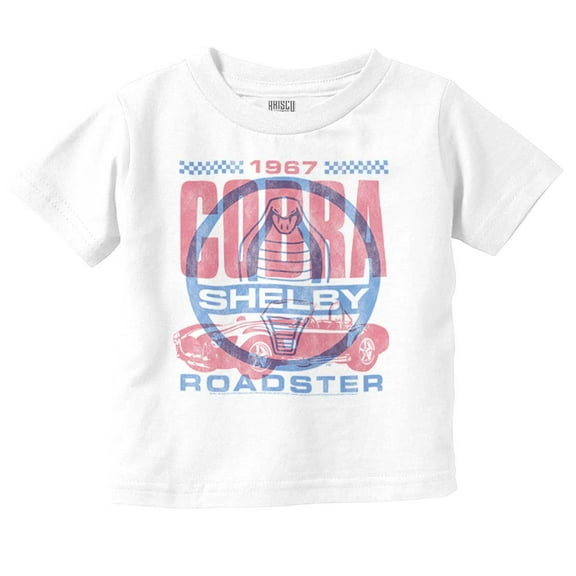 Shelby Cobra Roadster Muscle Car Toddler Boy Girl T Shirt Infant Toddler Brisco Brands 6M