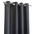thumbnail image 3 of Loft Living Amora Light Filtering Grommet Indoor Curtain 52 x 84 in Charcoal, 3 of 7