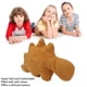thumbnail image 3 of Almohada de peluche de dinosaurio costura fina naranja lindo seguro tamaño S juguete de peluche de dinosaurio para decoraciones de cumpleaños ANGGREK Otros, 3 of 8