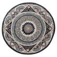 thumbnail image 2 of LR Resources BROSE21708MLT233A Monroe Prism Medallion Hearth & Half Moon Area Rug, 2 of 4