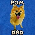 thumbnail image 2 of CafePress - Pomeranian Dad - Cute Infant Baby Football Bodysuit, 2 of 3