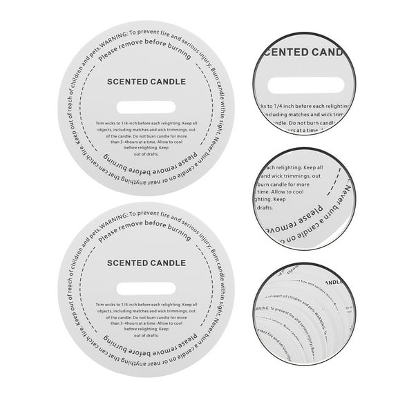 LOLIPPYY 50 Pcs Protective Dust Covers for Jar Candles Handmade Round Paper Covers for Aromatherapy and DIY Candle Making