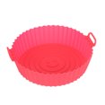 thumbnail image 1 of Air Fryer Liner Mat Silicona Horno Pizza Molde para hornear Pasteles (8.5 pulgadas rojo) Wdftyju Libre de BPA, 1 of 4