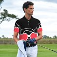 thumbnail image 5 of Balery Animal Bulldog French Printed Men’s Short Sleeve Polo Shirt, Midweight Men's Shirt,Golf Polo shirts -Medium, 5 of 8