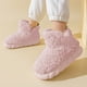 thumbnail image 5 of Botas de nieve para mujer, cálidas, de felpa e invernales, informales, de suela gruesa, para uso en casa, para exteriores, para correr, botas vaqueras., 5 of 5