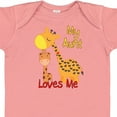 thumbnail image 4 of Inktastic My Aunt Loves Me Giraffe Boys or Girls Baby Bodysuit, 4 of 5