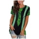 thumbnail image 1 of Camiseta de manga corta con estampado de día de San Patricio para mujer Fridja bn1154, 1 of 4