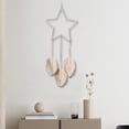 thumbnail image 1 of Tapiz Colgante de Pared de Macramé Bohemio, Decoración Artística de Pared Rústica Hecha a Mano, Decoración de Pared para Chimenea, Repisa, Mano de Obr Estrella, 1 of 8