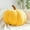 Yellow, variant on Todaioua Cute 3D Pumpkin Pillows for Bed Sofa Car Creative Pumpkin Shaped Decorative Pillow Lamb Fleece Cushion for Home Bedroom Couch Office Decor, 7.87"