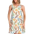 thumbnail image 1 of Xecao Robe d'Été Simple pour Femmes, Robe Décontractée Sans Manches avec Poches, 1 of 7