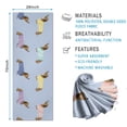 thumbnail image 2 of Colorful Funny Dachshund Hot Yoga Mat Towel Non Slip for Hot Yoga - Quick-Drying Yoga Mat Cover with 4 Corner Pockets with Travel Bag - Hot Yoga Towel Non Slip 74"x26", 2 of 6
