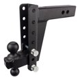 thumbnail image 1 of Bulletproof Hitches Trailer Hitch Ball Mount HD258 For 2-1/2 Inch Receiver; Lockable Lock Sold Separate; 22 000 Pound Gross Trailer Weight; Adjustable 8 Inch Drop/8 Inch Rise; Non Swivel, 1 of 11