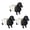 Dog 3pcs, variant on Dserhfy Animal Toilet Paper Holder Freestanding Cartoon Sheep Toilet Roll Holder 3D Printed Pig Cat Loo Roll Holder for Bathroom Decor Tissue Roll Storage