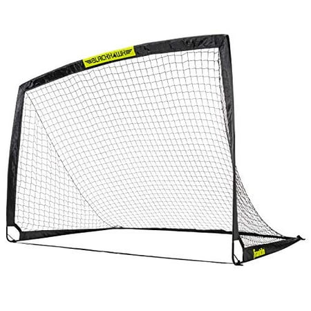 Franklin Sports Portable Soccer Goal - Blackhawk Pop-Up Folding Soccer Net - Indoor and Outdoor Soccer Goal - Easy Storage - 6  X 4  Soccer Goal