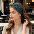 thumbnail image 2 of Korean Style Satin Headband for Washing Face Bathing Makeup Hair Elastic Band, 2 of 4