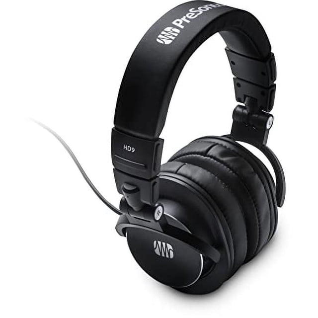 Auriculares de monitoreo profesionales PreSonus HD9 parte trasera cerrada