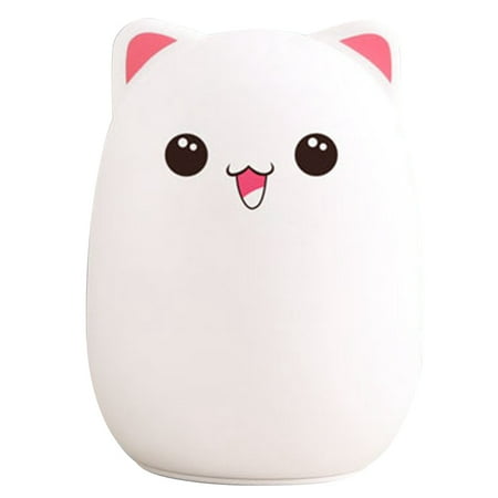 

Kids Bear Night Light 6 Light Colors Mode Remote Control Bedside B