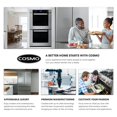 thumbnail image 4 of COSMO COS-5MU36 Hotte de Cuisinière sous Armoire Sans Conduit Convertible, Évent Mince pour Cuisinière de Cuisine avec, Ventilateur d'Extraction à 3 Vitesses, Filtre Réutilisable et Lumières DEL en Acier Inoxydable (36 Pouces), 4 of 4