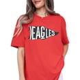 thumbnail image 2 of Vintage Eagles Flag School Pride Shirt for Women and Teens Sports Team Mascot Tee Red Shirt Adult Small, 2 of 5