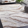 thumbnail image 2 of SAFAVIEH Palma Sherisse Abstract Runner Rug, Beige/Brown, 2'2" x 9', 2 of 8