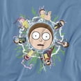 thumbnail image 2 of Rick and Morty Multiple Morty Women's T Shirt, Carolina Blue, 2X-Large, 2 of 6
