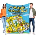 thumbnail image 1 of El Autobús Mágico anti-pilling, suave, ligera, esponjosa y acogedora de lujo para hogar y cocina – Perfecta para niños y adultos,120x150cm, 1 of 6