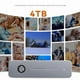 thumbnail image 1 of M.2 NVMe SATA SSD Enclosure Case 10Gbps M.2 to USB Type C External Adapter Fingerprint Encryption M.2 SSD Enclosure, 1 of 5