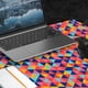 thumbnail image 4 of Mouse Pad ACTECK VIBE FLOW KALEIDO MT464M Diseño Multicolor AC-941099, 4 of 5