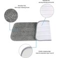 thumbnail image 3 of 16.5"x5.5"(Gray），6pcs Mop Pads Replacement,Microfiber Spray Mop for Spray Mops, 3 of 5